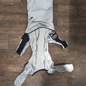 FUNNY FUZZY Reflective All-weather Waterproof Dog  Rain Coat